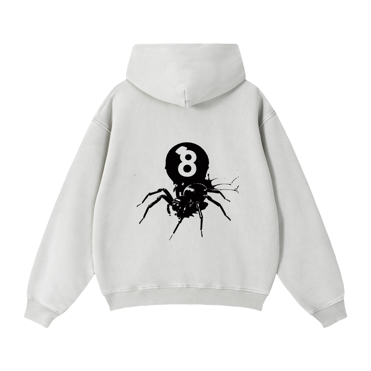 Zip-Through Boxy Fleece Hoodie