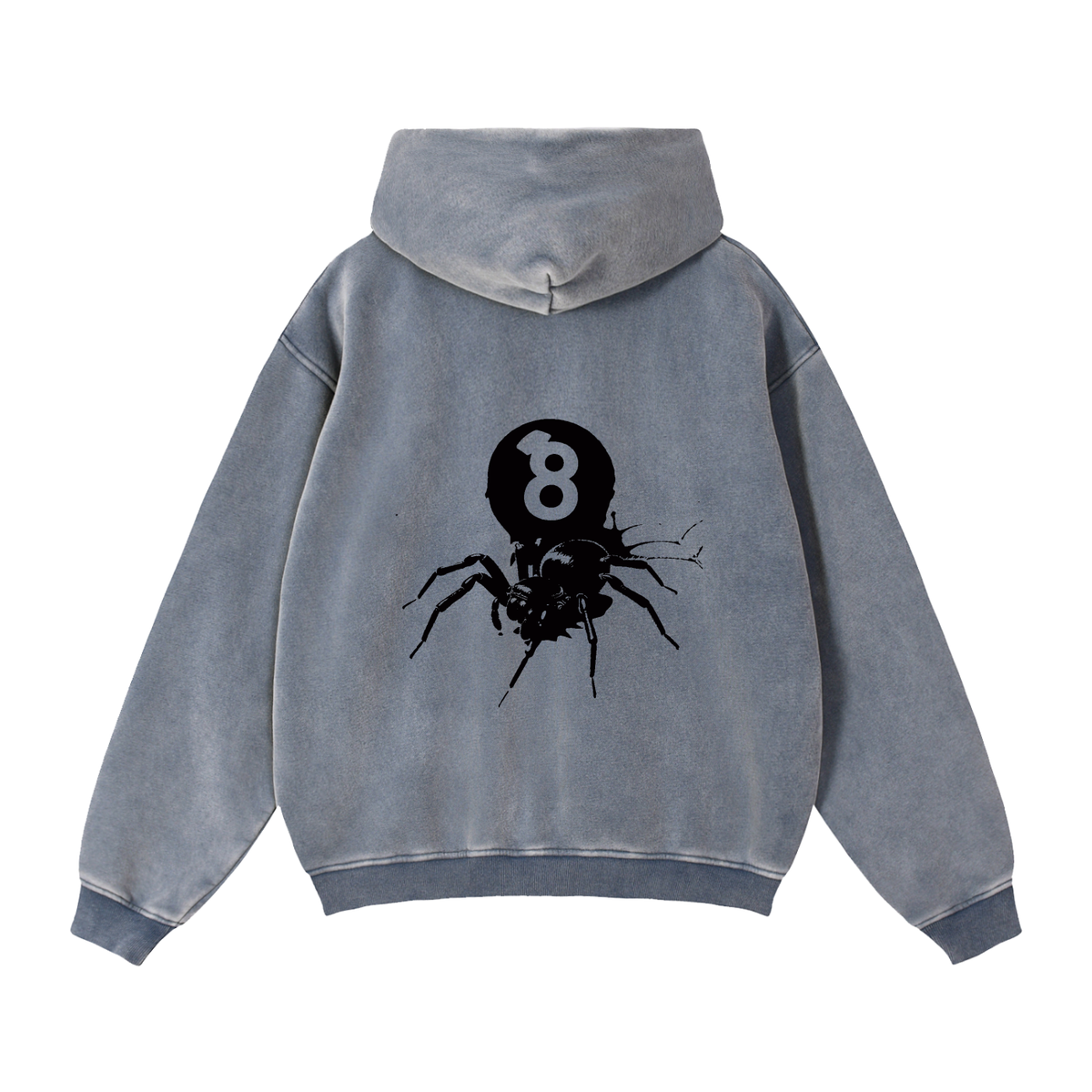 Zip-Through Boxy Fleece Hoodie