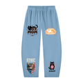 Unisex Vintage Washed Barrel Leg Sweatpants