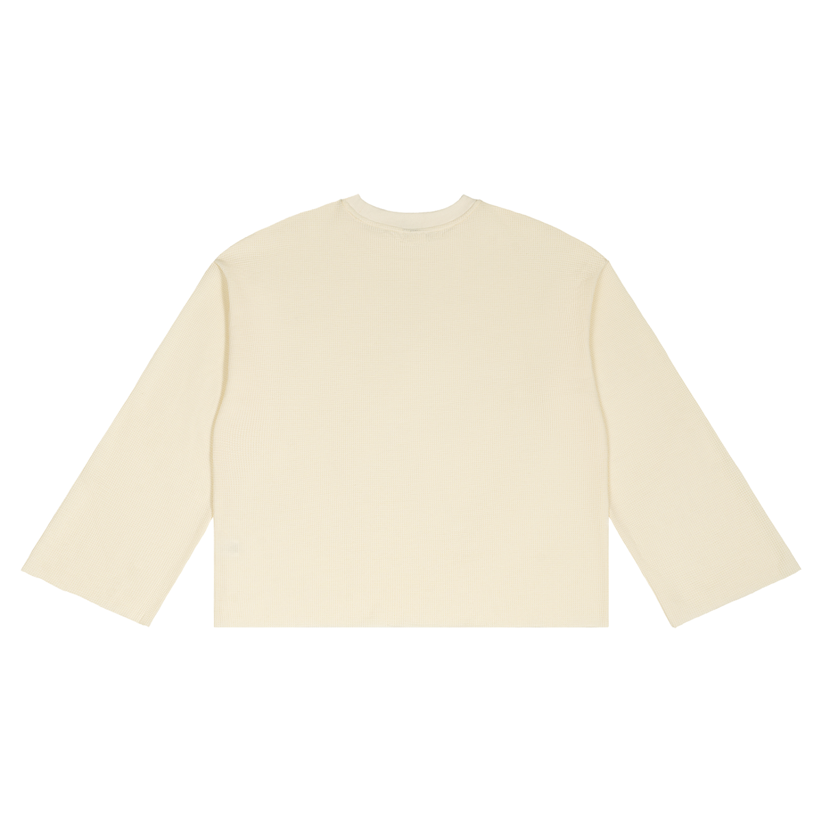 Unisex Waffle Raw Edge T-Shirt