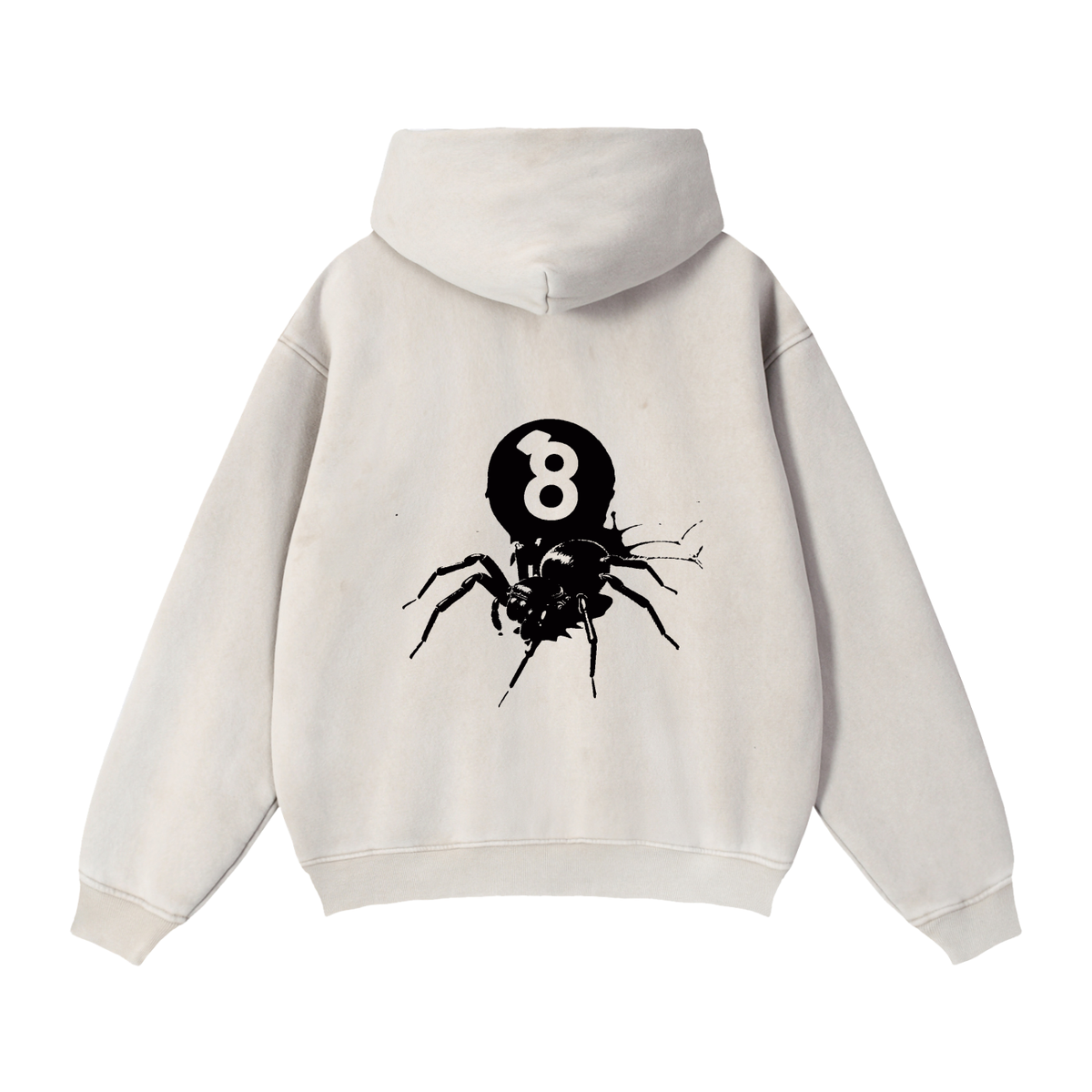 Zip-Through Boxy Fleece Hoodie